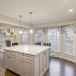 Custom kitchen cabinet design for elegant, functional living space.