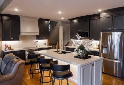 premium cabinet studio carcoal shaker kitchen